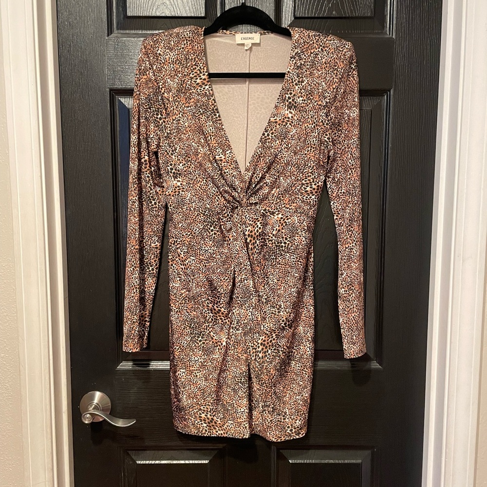 L'agence leopard dress